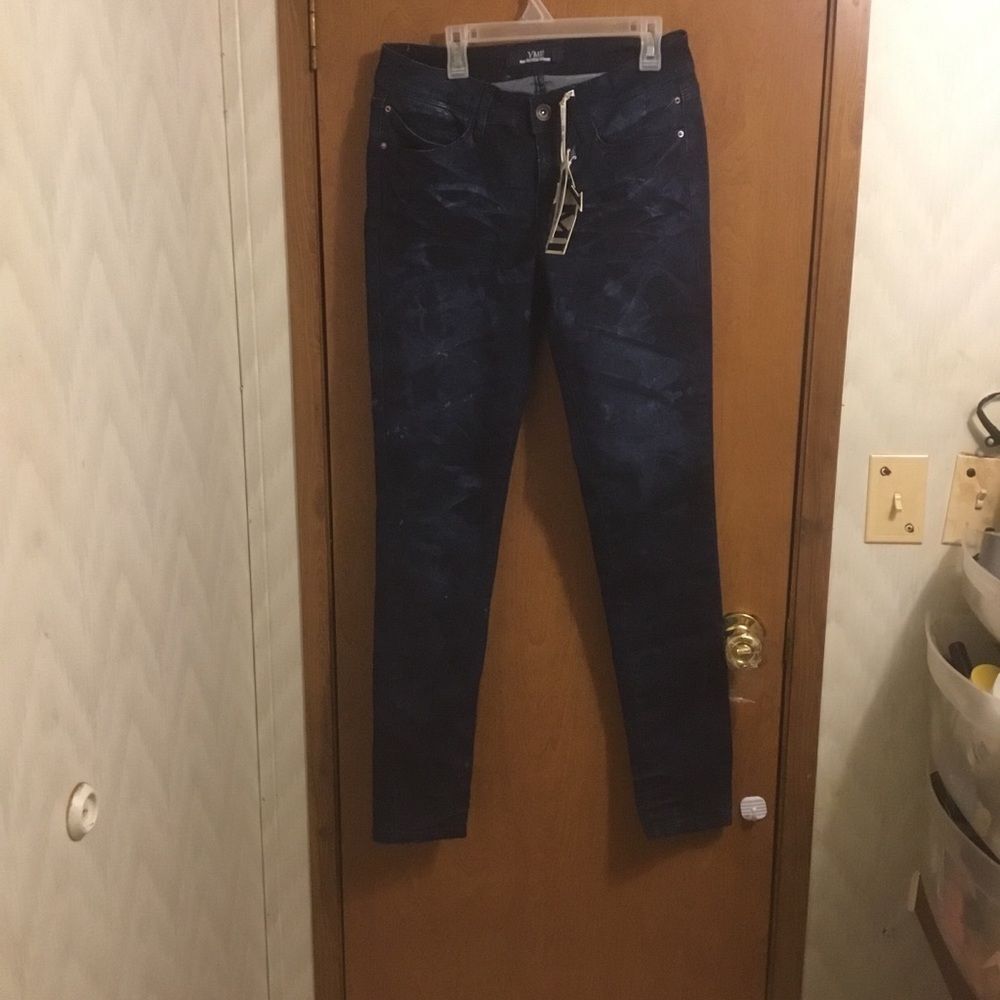 YMI Marble Dark Wash Infinity Skinny Jeans 5
